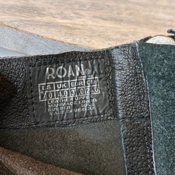 Roan by Bed | Stu Women's Distressed Gray Leather Moto Riding Boots US Size 7 - Picture 14 of 15